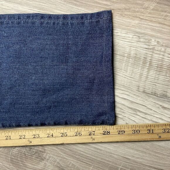 7 For All Mankind Jeans Mens 34x28 The Straight Leg Blue Medium Wash - Picture 10 of 14